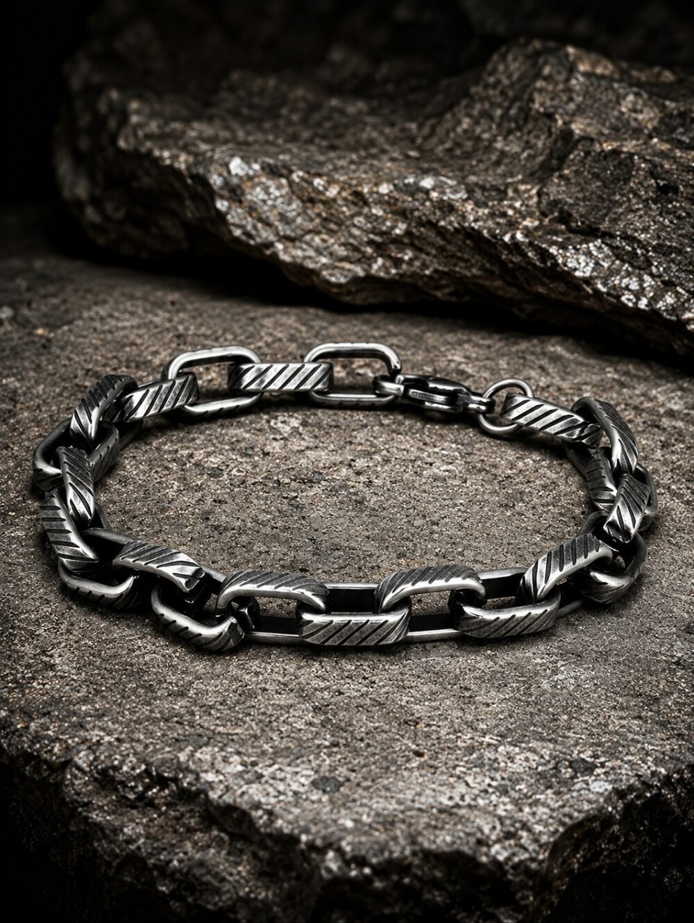 Vintage Style Stainless Steel Bracelet
